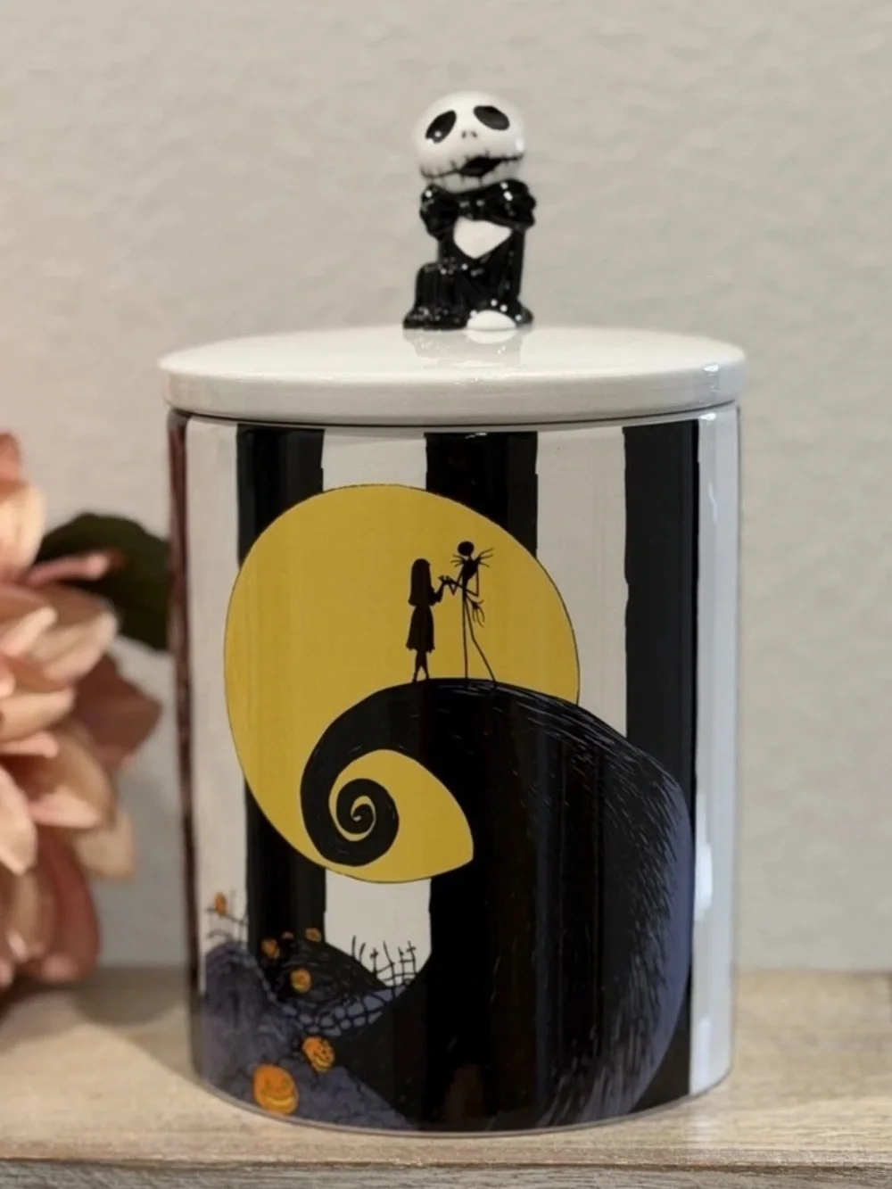 Disney Nightmare Before Christmas Jack Skellington Cookie Jar 8.5